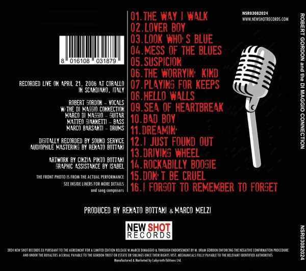 Robert Gordon And The Di Maggio Connection (CD)