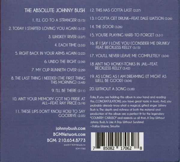 The Absolute Johnny Bush (CD)