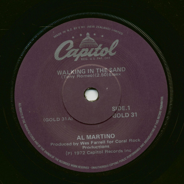 Walking In The Sand - Spanish Eyes (7inch, 45rpm, SC) Walking In The Sand - Spanish Eyes (7inch, 45rpm, SC)