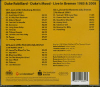 Aperçu: Duke's Mood (Live in Bremen 1985/2008) (3-CD) Aperçu: Duke's Mood (Live in Bremen 1985/2008) (3-CD)