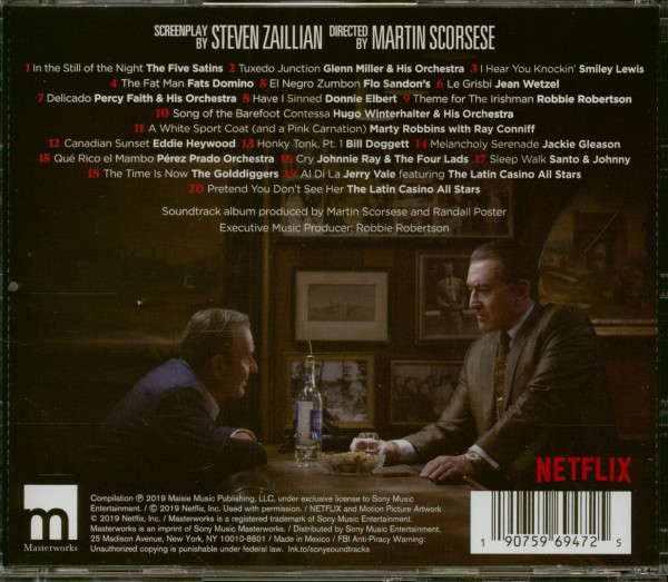 The Irishman - Original Motion Picture Soundtrack (CD)