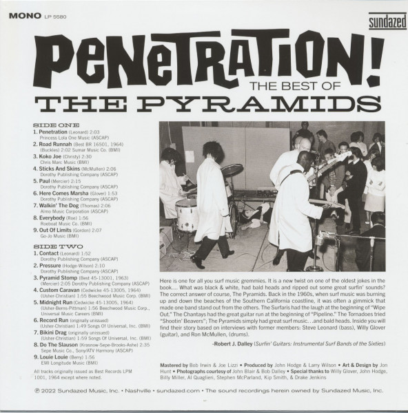 Penetration! The Best Of The Pyramids (LP, colored Vinyl, Ltd.)