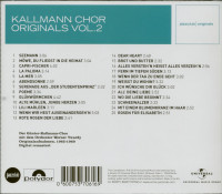 Aperçu: Kallmann Chor Originals Vol.2 (CD) Aperçu: Kallmann Chor Originals Vol.2 (CD)