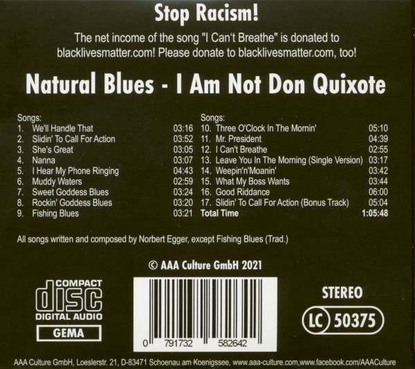 I Am Not Don Quixote (CD)