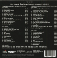 Aperçu: One Legens - Two Concerts - Live At Rockpalast 1996 & 2001 (4-CD & 2-DVD) Aperçu: One Legens - Two Concerts - Live At Rockpalast 1996 & 2001 (4-CD & 2-DVD)