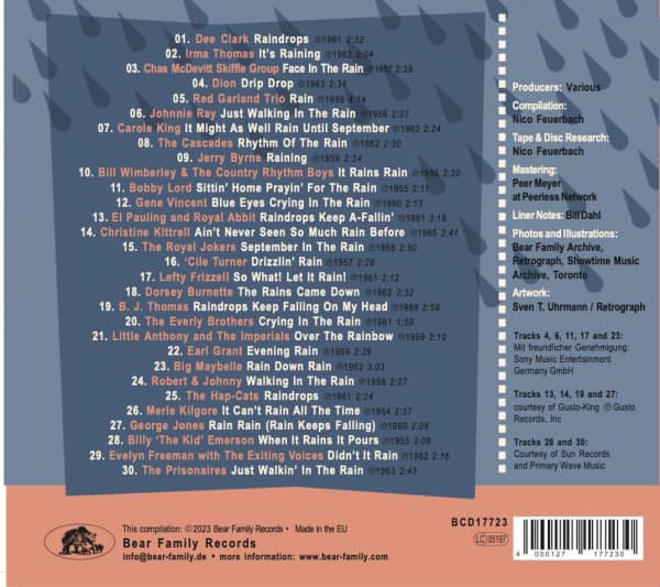 The Rhythm Of The Rain - 30 Melodic Drops for Cloudy Days (CD)
