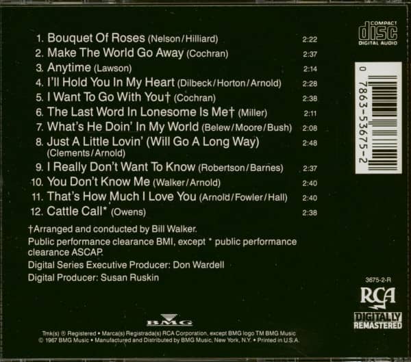 Best Of Eddy Arnold (CD)