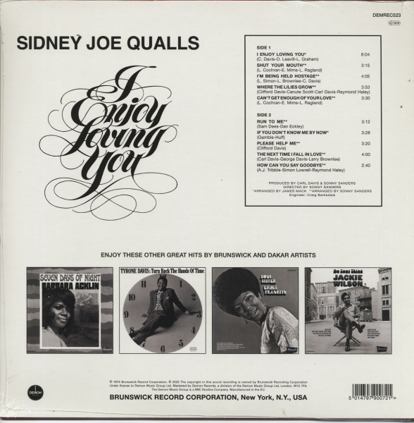 I Enjoy Loving You (LP, 180g Vinyl)