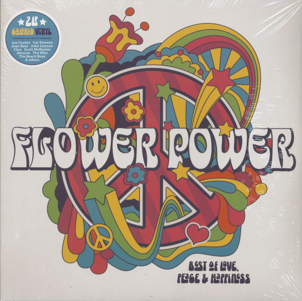 Flower Power - Best Of Love, Peace & Happiness (2-LP, colored Vinyl) Flower Power - Best Of Love, Peace & Happiness (2-LP, colored Vinyl)
