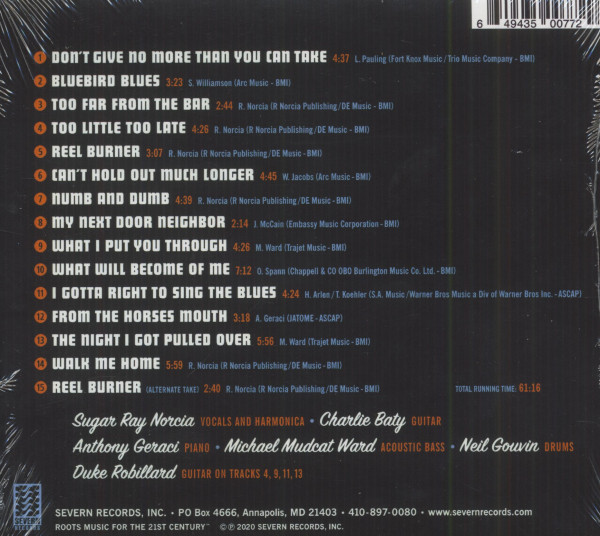 Too Far From The Bar (CD)