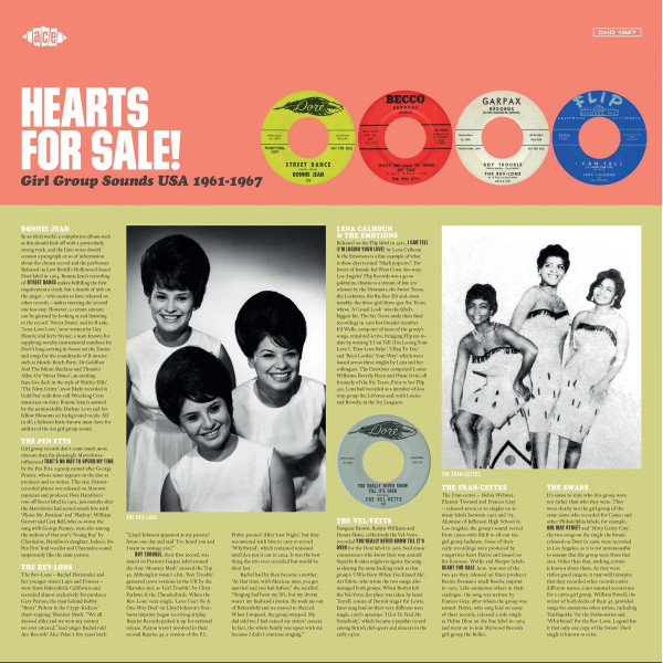 Hearts For Sale - Girl Group Sounds USA 1961-1967 (LP)