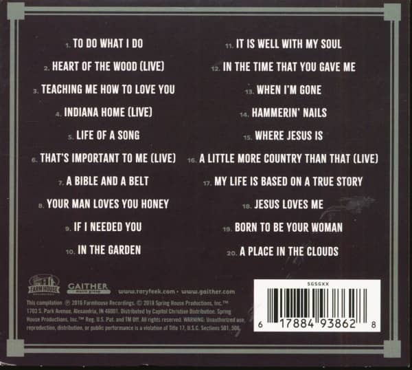 The Singer And The Song - The Best Of Joey & Rory (CD)