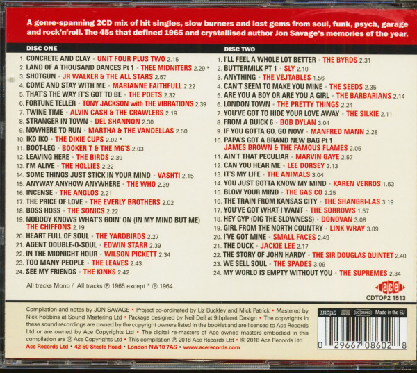 Jon Savage's 1965 - The Year The Sixties Ignited (2-CD)