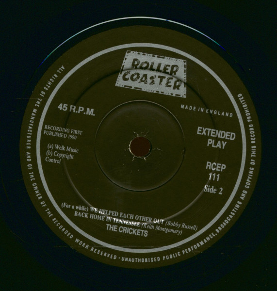 Back Home In Tennessee (7inch, EP, 45rpm, PS)