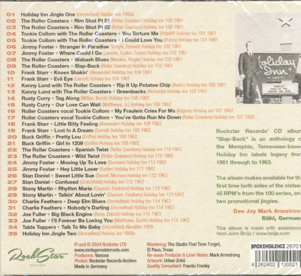 The Holiday Inn Label 100 Series Anthology "Slap-Back" (CD)