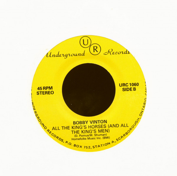 Hush, Hush Sweet Charlotte - All The King's Horse (And All The King's Men) (7inch, 45rpm)