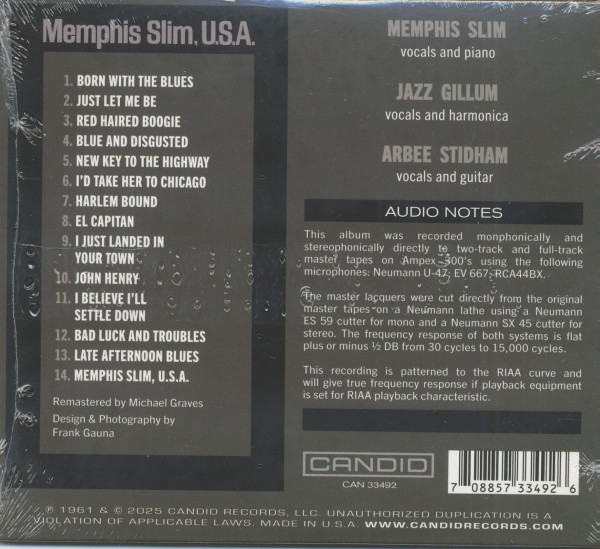 Memphis Slim, U.S.A. (CD)