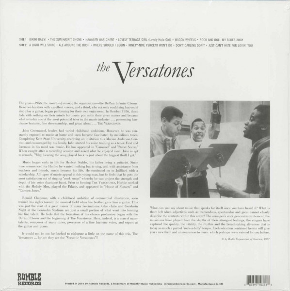 The Versatones (LP)