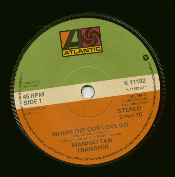 Where Did Our Love Go - Je Voulais (7inch, 45rpm, SC) Where Did Our Love Go - Je Voulais (7inch, 45rpm, SC)