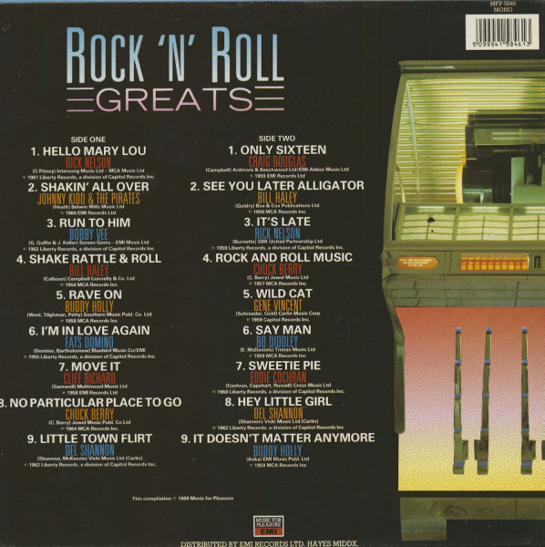 Rock 'n' Roll Greats, Vol.4 (LP)