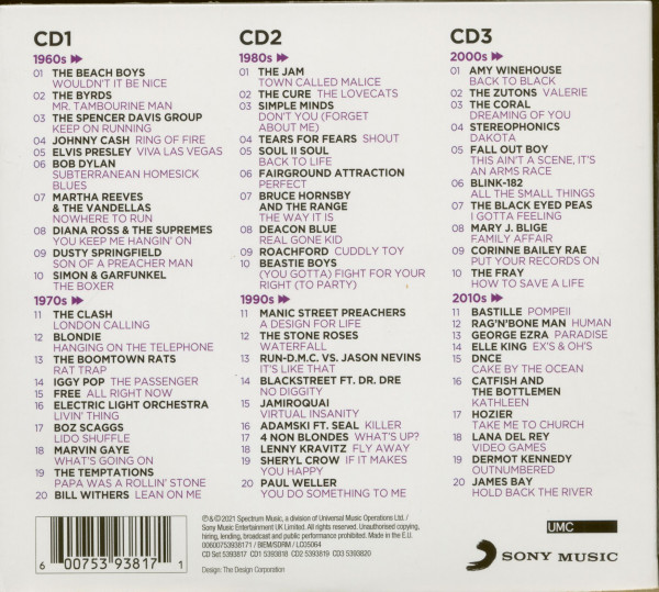Absolute Radio Presents...Through The Decades (3-CD)