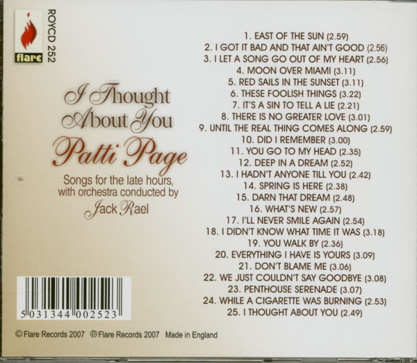 I Thought About You (CD)