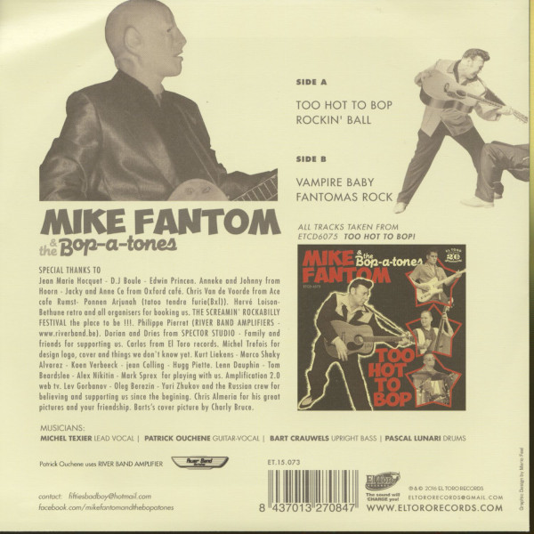 Fantomas Rock (45rpm, 7inch, EP, PS)