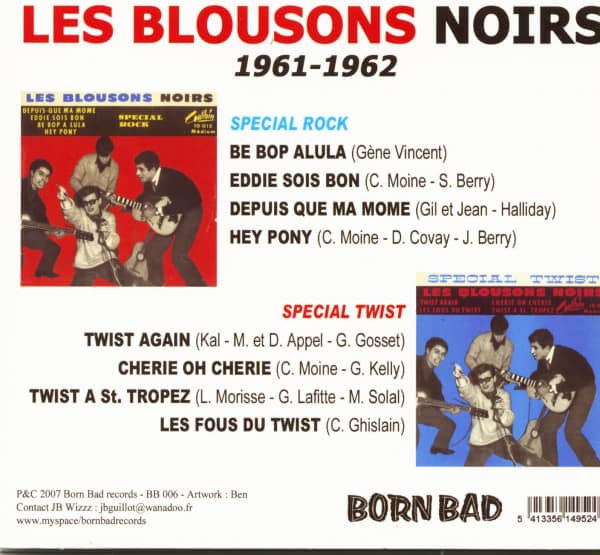 Special Rock - Blousons Noirs 1961-1962 (CD)