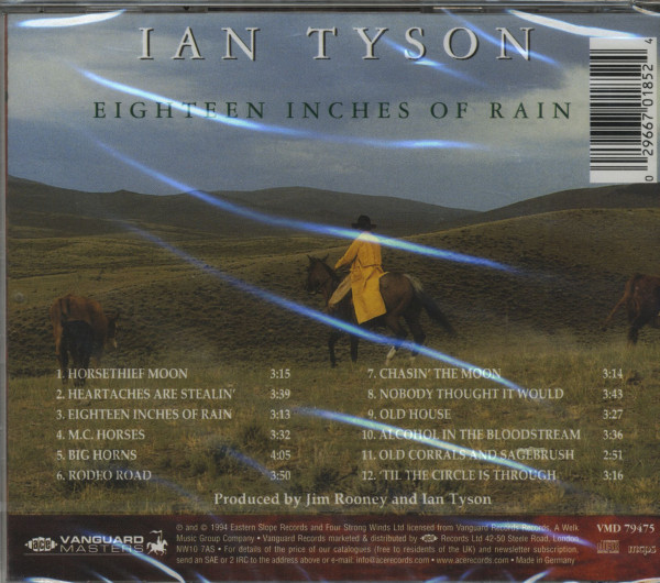 Eighteen Inches Of Rain (CD)