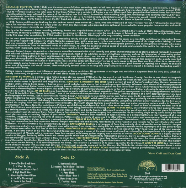 The Best of Charlie Patton (LP)