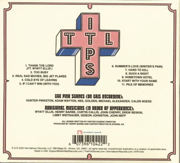 Thank the Lord it's the Pink Stones (CD)