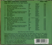 Aperçu: You Sing Christmas Favorites - Karaoke (CD) Aperçu: You Sing Christmas Favorites - Karaoke (CD)