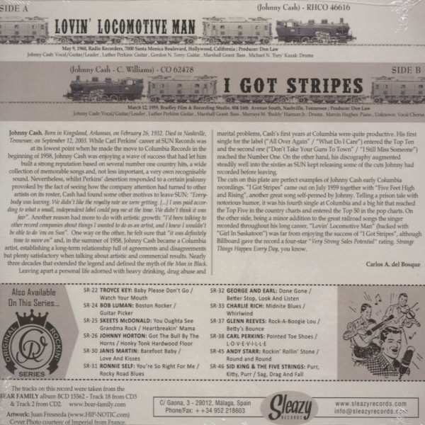 Lovin' Locomotive Man - I Got Stripes (7inch, 45rpm, PS)