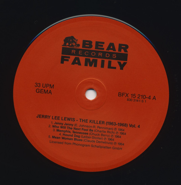 The Killer 1963-1968 (10-LP)