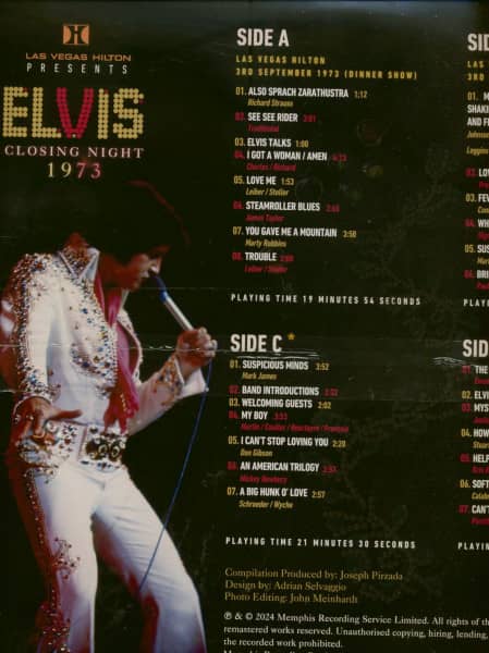 Down In The Alley - Las Vegas Opening Night 1974 (2-LP, 180g Vinyl, Limited Edition)