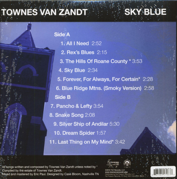 Sky Blue (LP, Sky Blue Vinyl, Ltd.)