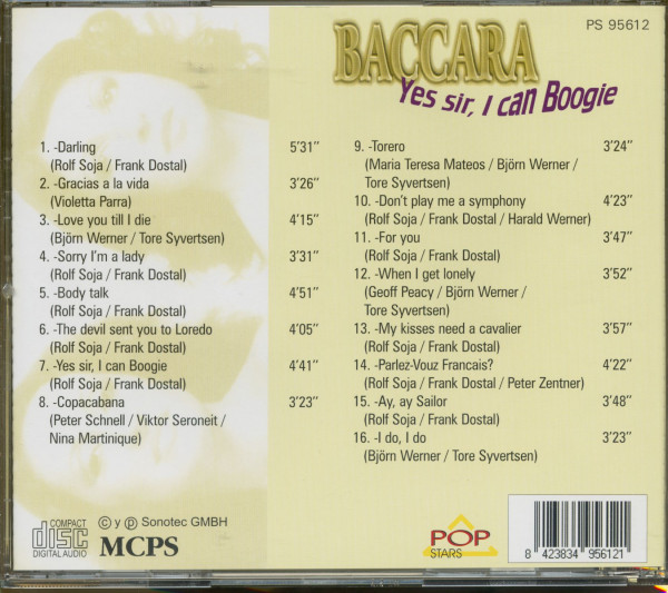 Yes Sir, I Can Boogie (CD)