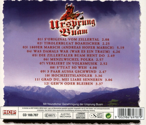 S' Original vom Zillertal (CD)