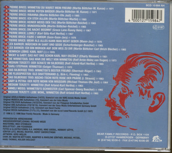 Winnetou du warst mein Freund (CD)