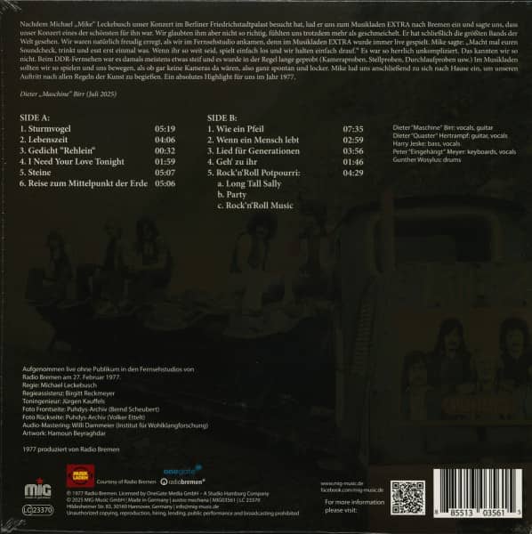 Live At Musikladen Extra 1977 (LP)
