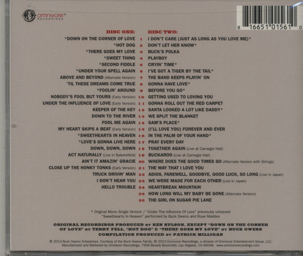 Buck 'EM! The Music Of Buck Owens 1955-1967 Vol.1 (2-CD)