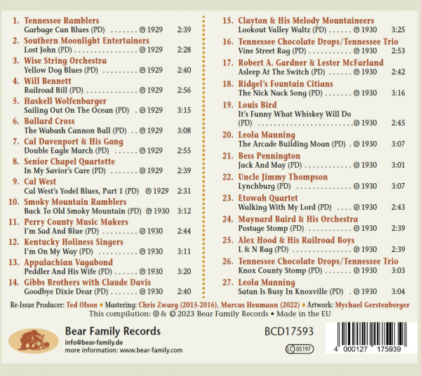 Satan Is Busy In Knoxville - Revisiting The Knoxville Sessions, 1929-1930 (CD)
