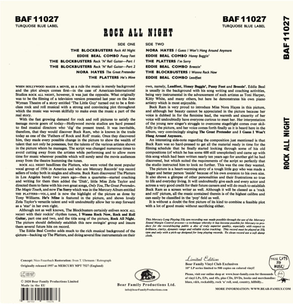 Rock All Night - Soundtrack (LP, 10inch, Ltd.)