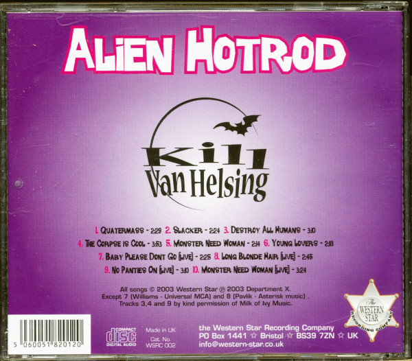 Kill Van Helsing Alien Hotrod