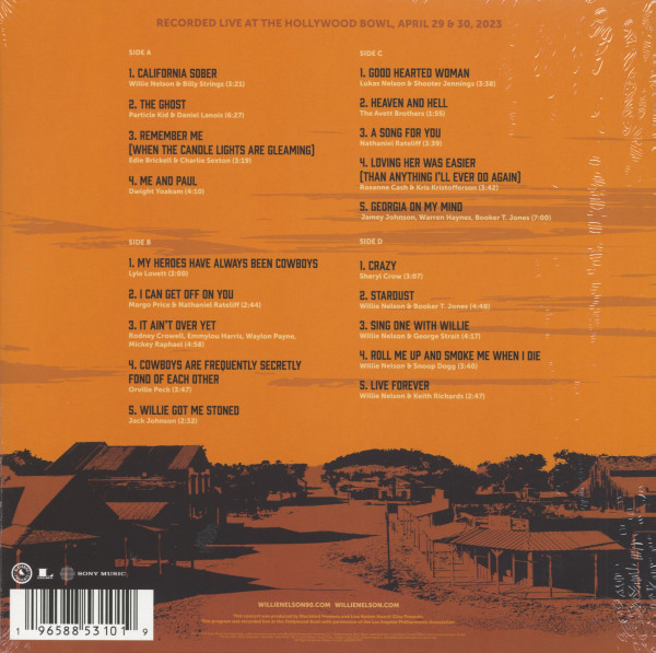 Long Story Short - Willie Nelson 90 - Live At The Hollywood Bowl Vol.II (2-LP)