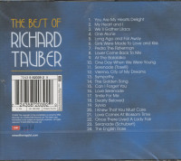Aperçu: The Best Of Richard Tauber - 25 Great Songs Sung In English (CD) Aperçu: The Best Of Richard Tauber - 25 Great Songs Sung In English (CD)