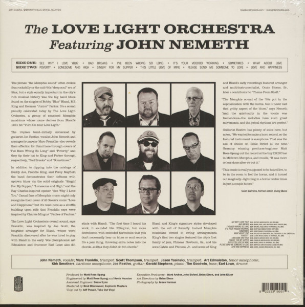 The Love Light Orchestra feat. John Nemeth (LP)