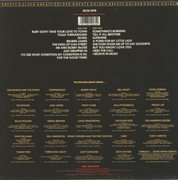 Golden Greats (LP)