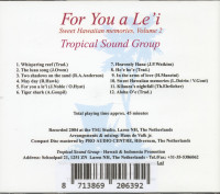 Aperçu: For You a Le’i - Sweet Hawaiian Memories Vol.2 (CD) Aperçu: For You a Le’i - Sweet Hawaiian Memories Vol.2 (CD)
