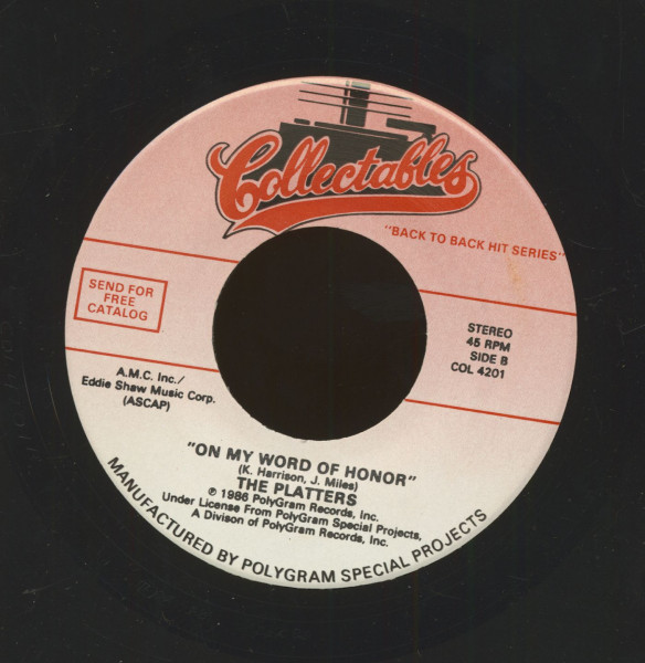 My Prayer - On My Word Of Hoor (7inch, 45rpm)